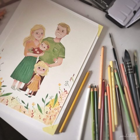 Bajkowy Portret Rodzinny