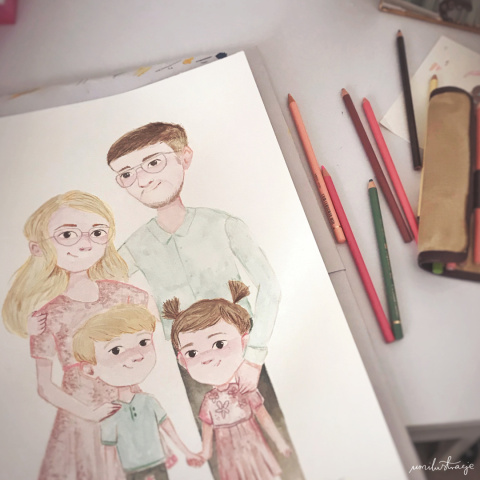 Bajkowy Portret Rodzinny