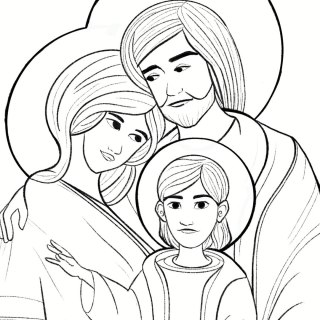 Darmowa kolorowanka na Boże Narodzenie