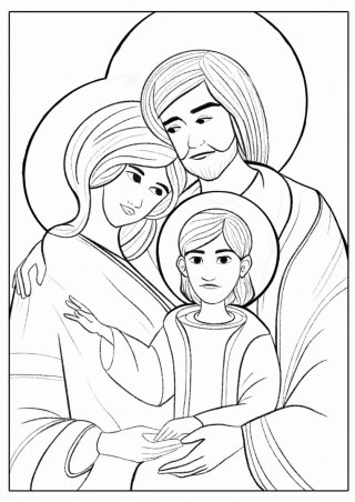 Darmowa kolorowanka na Boże Narodzenie