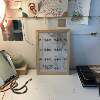 Drewniana sosnowa ramka