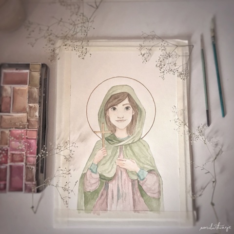 Obraz na zamówienie malowany akwarelami