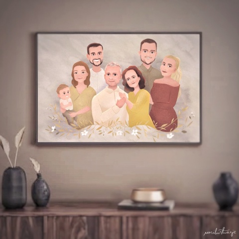 Obraz na zamówienie malowany cyfrowo