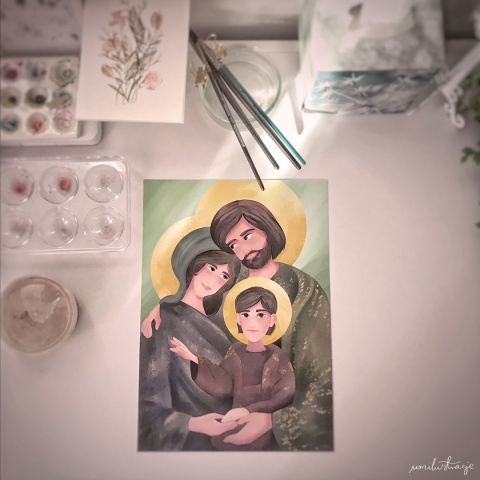 Obraz na zamówienie malowany cyfrowo