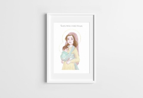 Święta Anna z małą Maryją Święta Anna z małą Maryją