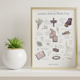 katolicki plakat wielki post
